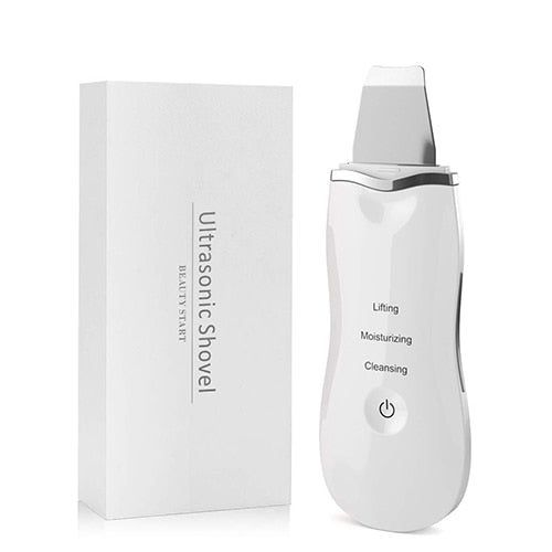 ✨ Ultrasonic Skin Scrubber – Deep Cleansing Facial Spatula