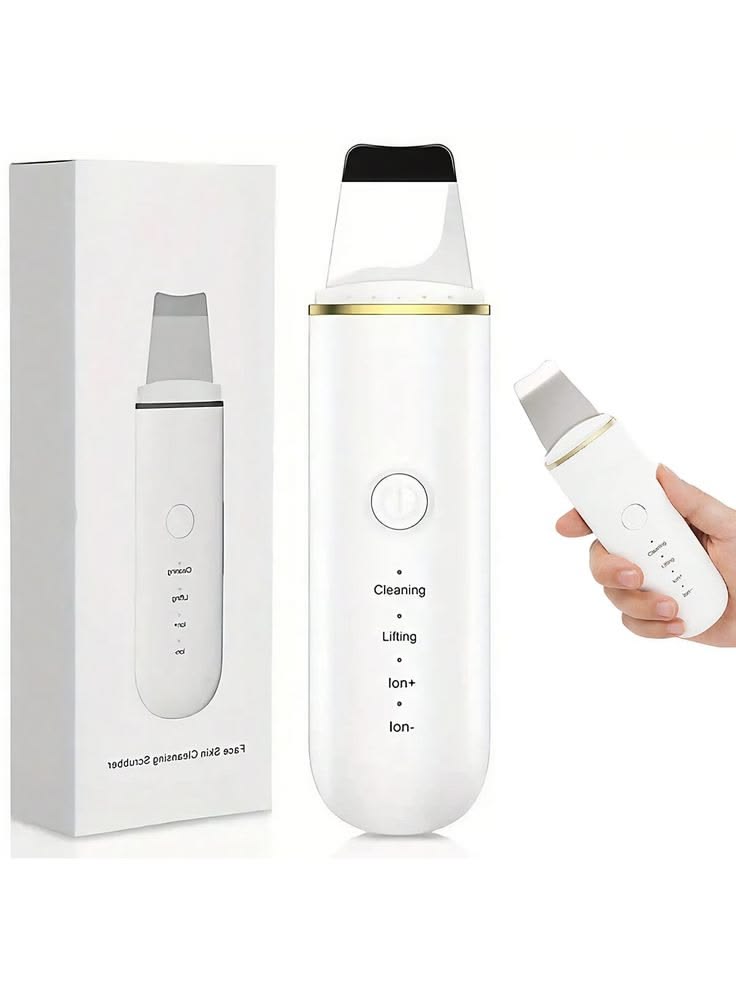 ✨ Ultrasonic Skin Scrubber – Deep Cleansing Facial Spatula