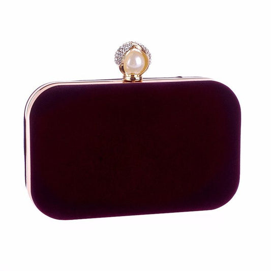 ✨ Luxury Glitter Evening Clutch Bag with Crystal Chain