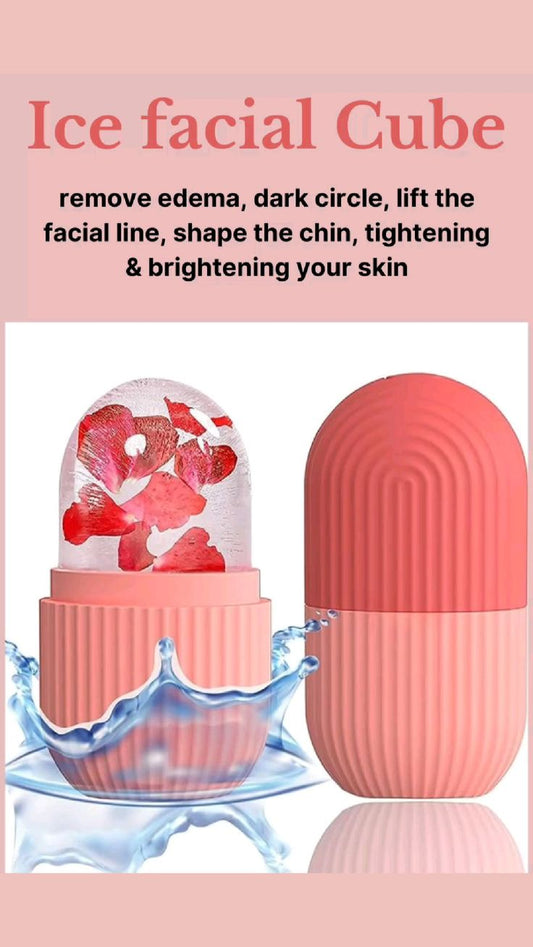 Silicone Ice Cube Roller Massager for Face - Ice Cube Roller Massager for Face - Eyes and Neck Naturally Conditioning and Skin Care - Reusable Massage Silicone Ice Mold