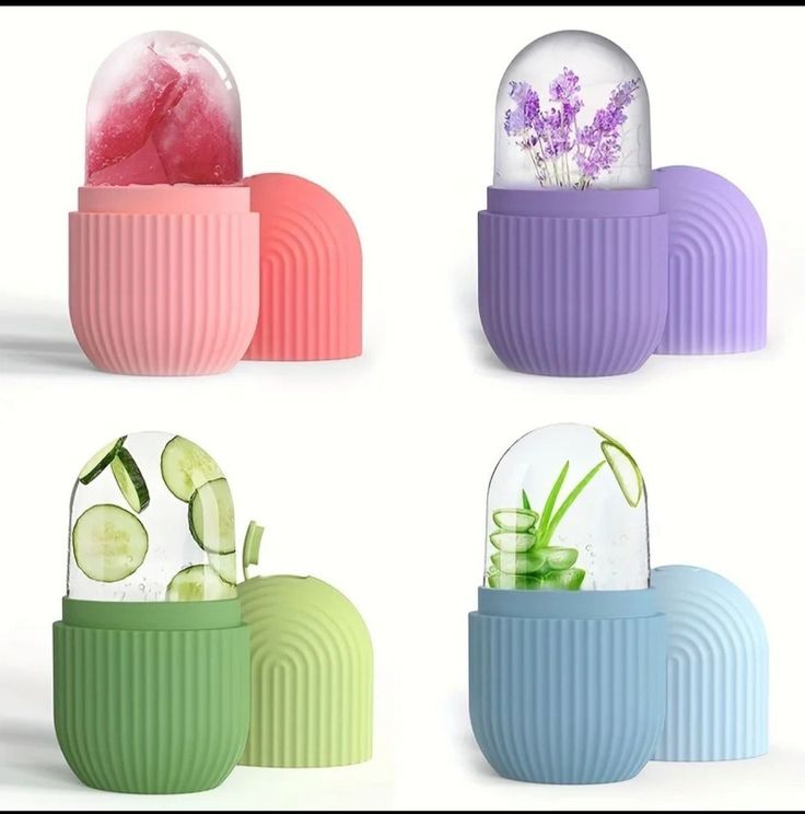 Silicone Ice Cube Roller Massager for Face - Ice Cube Roller Massager for Face - Eyes and Neck Naturally Conditioning and Skin Care - Reusable Massage Silicone Ice Mold