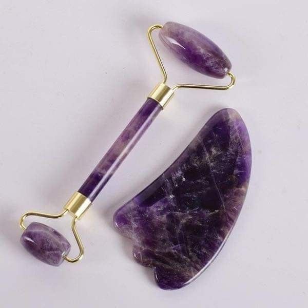 Jade Roller & Gua Sha Facial Massage Set
