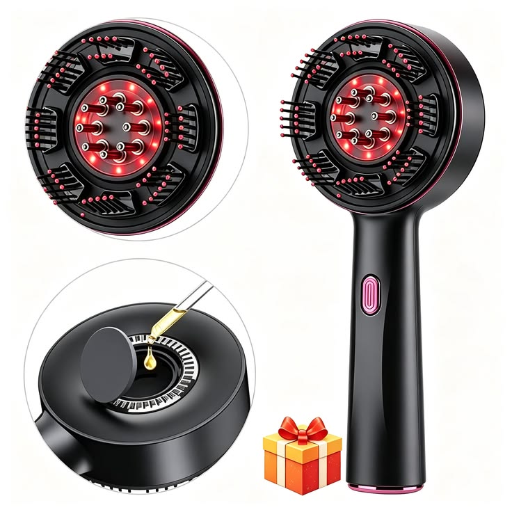 Electric hair comb